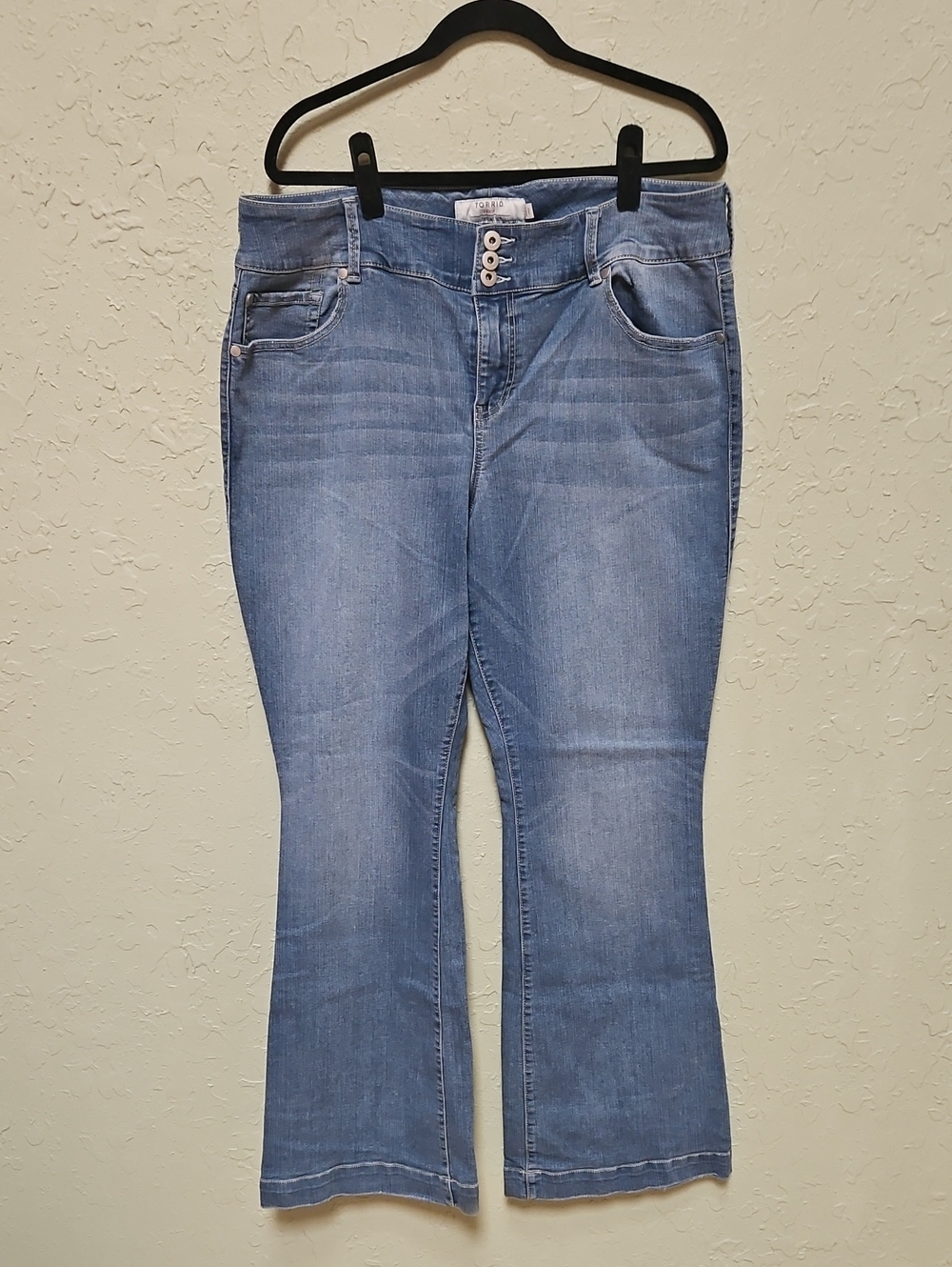 Torrid Three Button Flared Bootcut Jeans